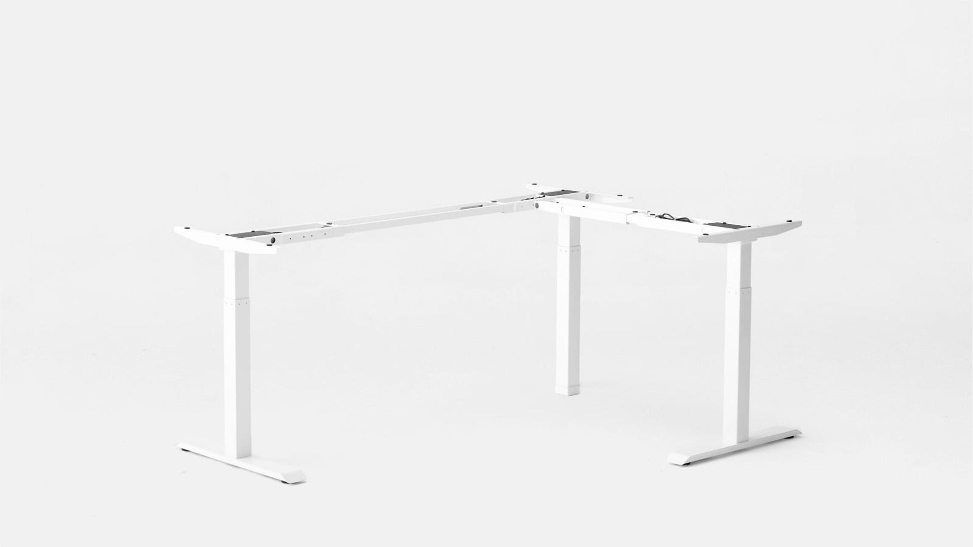Autonomous - Smartdesk 2 L-Shaped Standing Desk Triple Motor 77 X 64 White - White - Serious Techies