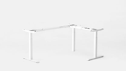 Autonomous - Smartdesk 2 L-Shaped Standing Desk Triple Motor 77 X 64 White - White - Serious Techies