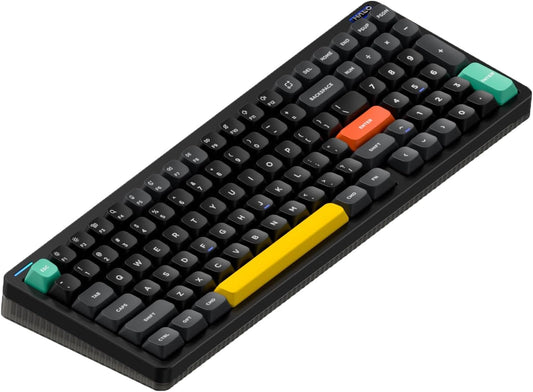 Nuphy - Halo96 V2 Wireless Mechanical Keyboard, 96% Hot Swappable, 99 Keys RGB Backlit, Bluetooth/Usb-C/2.4Ghz, Mint Switches (37Gf), Black -  Serious Techies