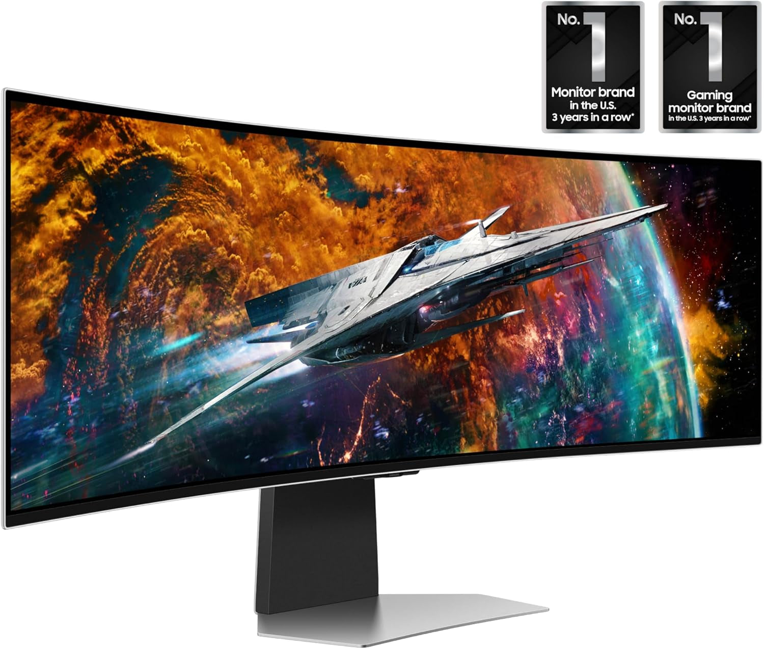 Samsung - 49" Odyssey OLED G9 (G95SC) Series Curved Smart Gaming Monitor W QD-OLED, 240Hz, 0.03Ms, AMD Freestyle Premium Pro, G-Sync Compatible, Dual QHD, Neo Quantum Processor Pro, LS49CG954SNXZA - Serious Techies