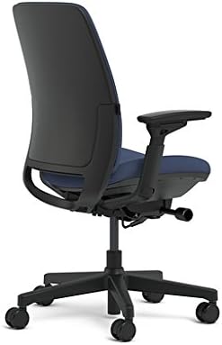 Steelcase - Amia Office Chair - Most Comfortable Sit - 4 Points of Adjustability - Ergonomic Desk Chair - Upper Back Support - Adjustable Lumbar Support - Blue Fabric - Serious Techies