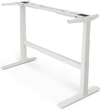 Uplift - Desk 2-Leg V2-Commercial C-Frame Height Adjustable Standing Desk Frame (Black), No Desktop, Advanced Memory Keypad, Free Wire Tray - Serious Techies