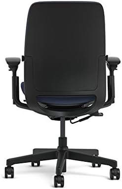 Steelcase - Amia Office Chair - Most Comfortable Sit - 4 Points of Adjustability - Ergonomic Desk Chair - Upper Back Support - Adjustable Lumbar Support - Blue Fabric - Serious Techies