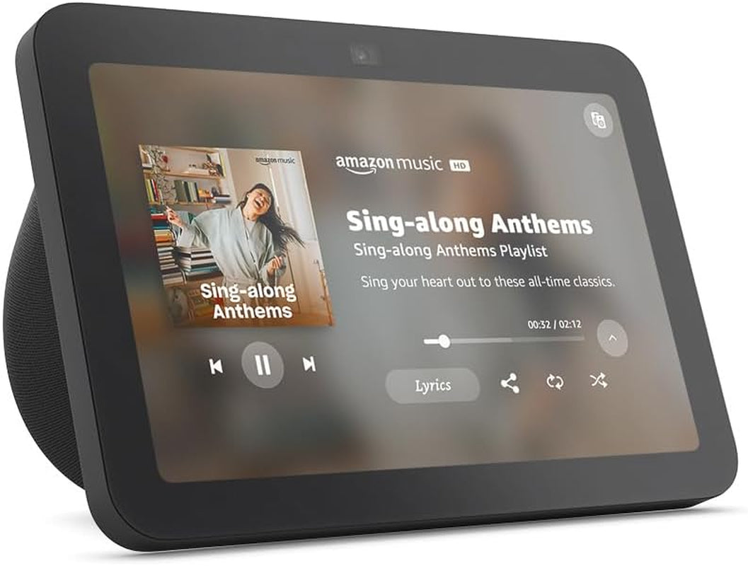 Amazon - Echo Show 8 (Newest Model), with Spatial Audio, Smart Home Hub, and Alexa, Charcoal - Serious Techies