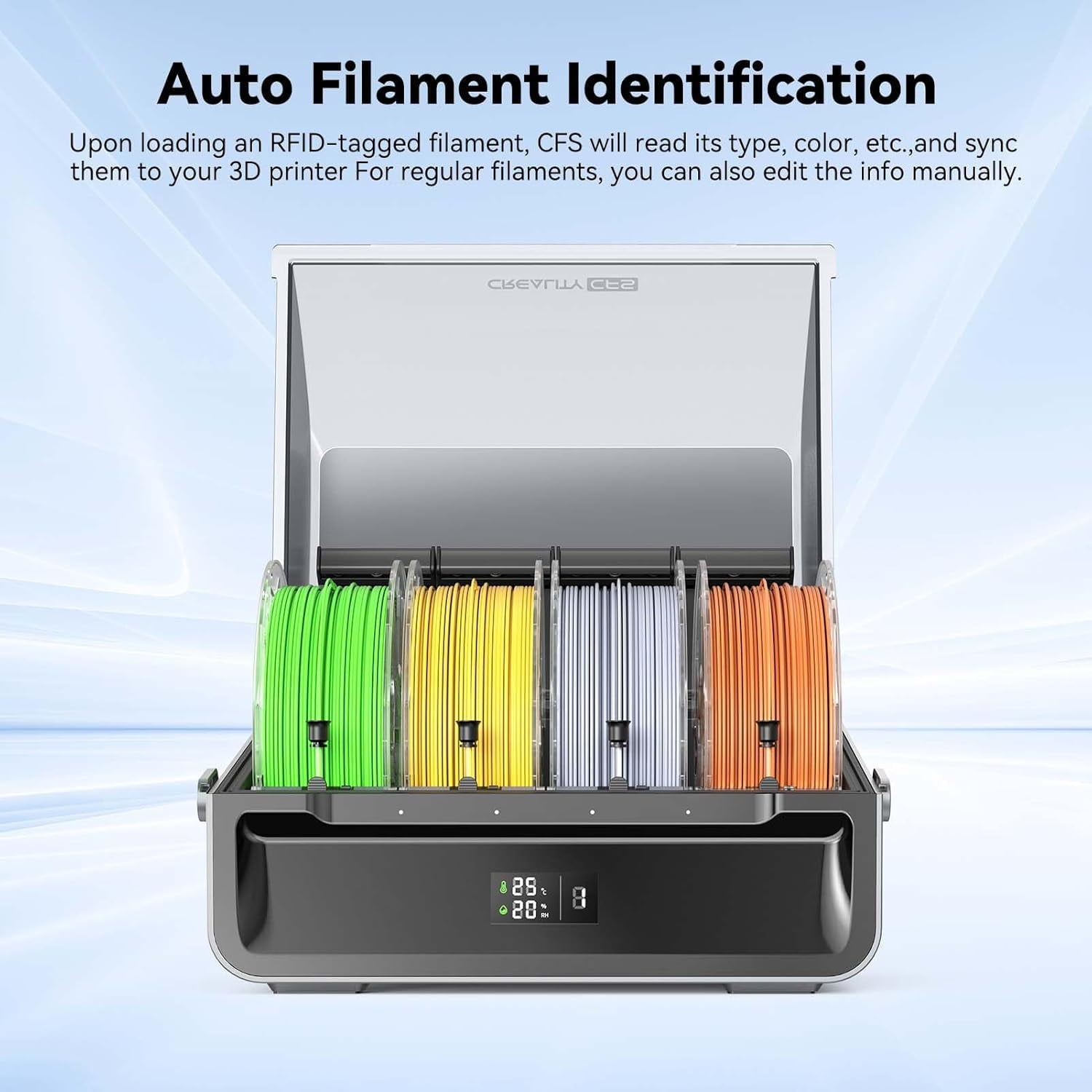 Creality - Filament System-Cfs 16 Colors Auto Filament Identification & Switch & Relay for K2 Plus - Serious Techies