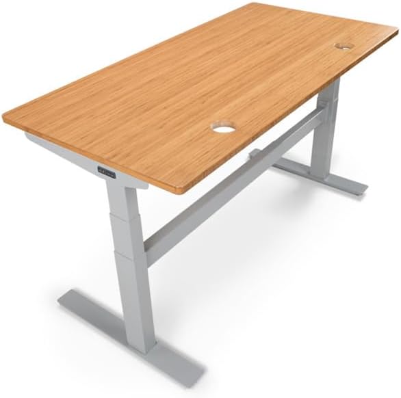 Uplift - Desk 2-Leg V2-Commercial C-Frame Height Adjustable Standing Desk Frame (Black), No Desktop, Advanced Memory Keypad, Free Wire Tray - Serious Techies