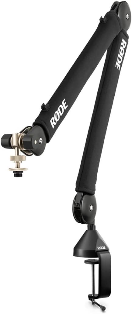 RØDE - PSA1+ Professional Studio Arm with Spring Damping and Cable Management, Black - Serious Techies