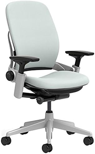 Steelcase - Leap Chair with Platinum Base & Hard Floor Caster, Black - Serious Techies