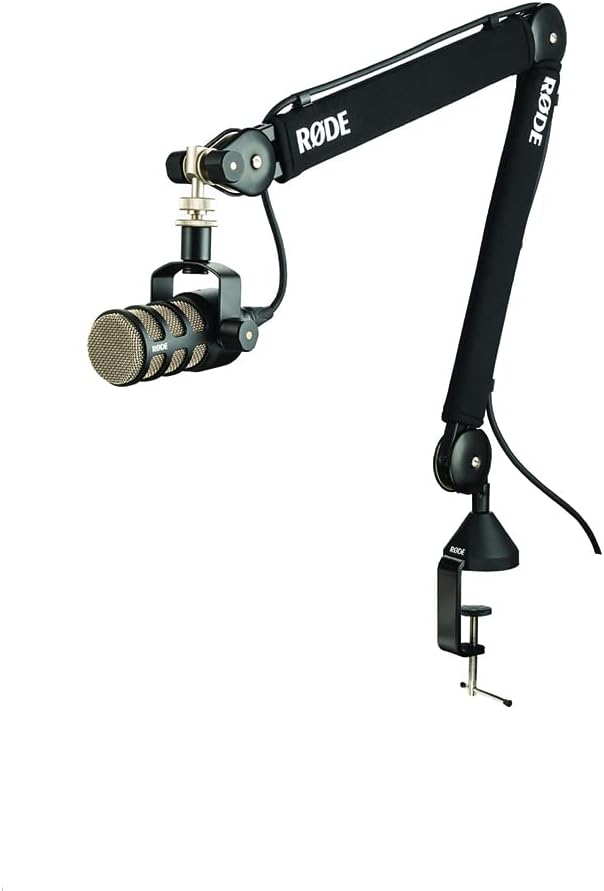 RØDE - PSA1+ Professional Studio Arm with Spring Damping and Cable Management, Black - Serious Techies