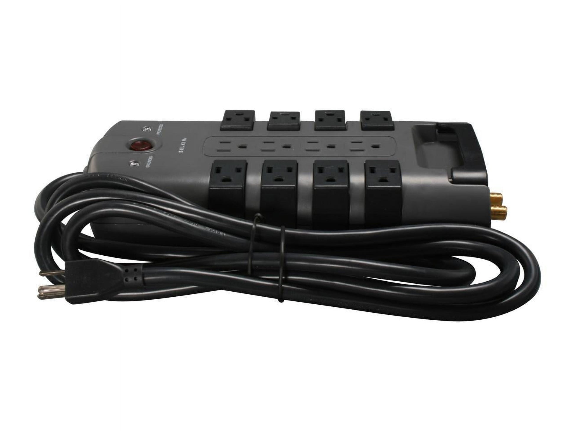 BELKIN - BP112230-08 8 Feet 12 Outlets 4320 Joules Pivot-Plug Surge Protector - Serious Techies