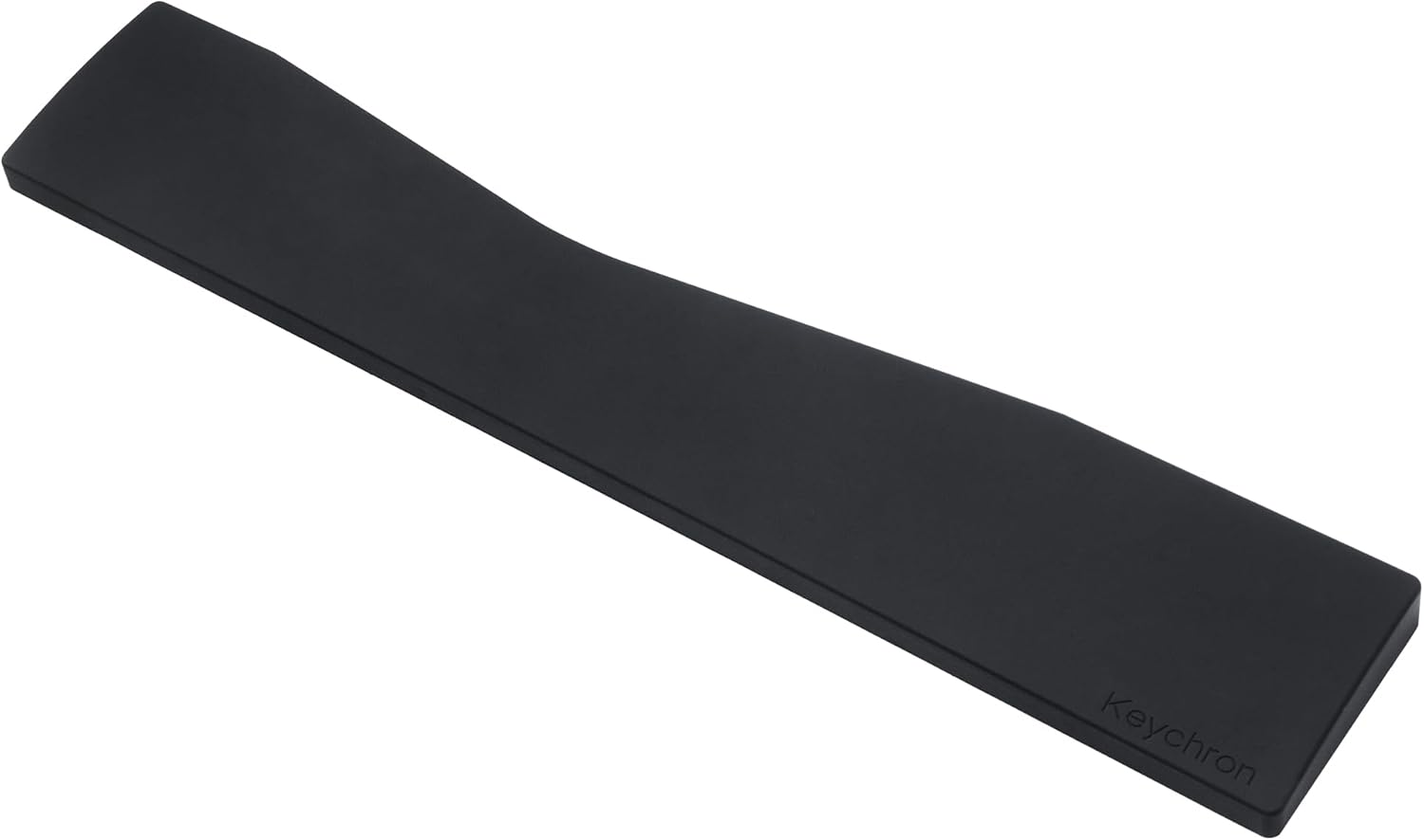 Keychron - Silicone Palm Rest for K5 SE / K5 Max / K5 Pro – 16.69" Wrist Support for Full-Size Low Profile Mechanical Keyboards, Smooth & Washable with Honeycomb Base, Black - Serious Techies