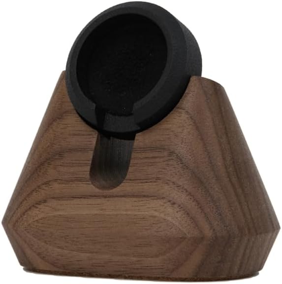Oakywood - Watch Charger Stand – Charging Docking Station - Natural Wood – Magnetic Handle - Compatible with Magsafe Charger & All Apple Watch Models – 5.3X7.5X8.2Cm/2.1X3X3.2’ – Walnut - Serious Techies