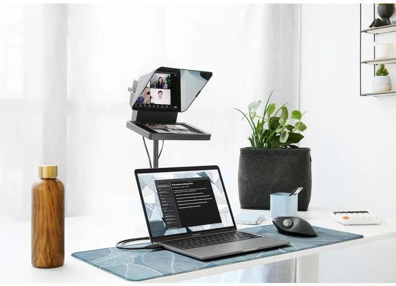 Elgato - Prompter – Teleprompter with Built-In Screen for Youtube, Twitch, Zoom, MS Teams and More, Supports Dslr/Webcam/Smartphone, Drag & Drop Monitor Display, Works with Mac/Pc & Stream Deck - Serious Techies