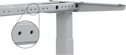 Uplift - Desk 2-Leg V2-Commercial C-Frame Height Adjustable Standing Desk Frame (Black), No Desktop, Advanced Memory Keypad, Free Wire Tray - Serious Techies