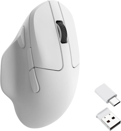 Keychron - M7 Wireless Computer Mouse, 26K DPI Optical Computer Mouse, 2.4 Ghz/Bluetooth/Wired with Macro Button 63G Lightweight Ergonomic, up to 70 Hours Worktime for Laptop Macos/Windows - Black - Serious Techies