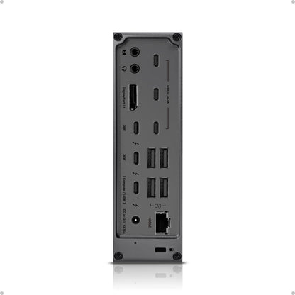 CalDigit - TS5 plus - 20 Port Thunderbolt 5 Dock, 140W Charging, 3X 80Gb/S Thunderbolt 5, 10X 10Gb/S USB Ports, Dual USB Controllers, 10Gbe, up to Dual 8K 60Hz Displays, 1.0M Braided Cable, 330W PSU - Serious Techies