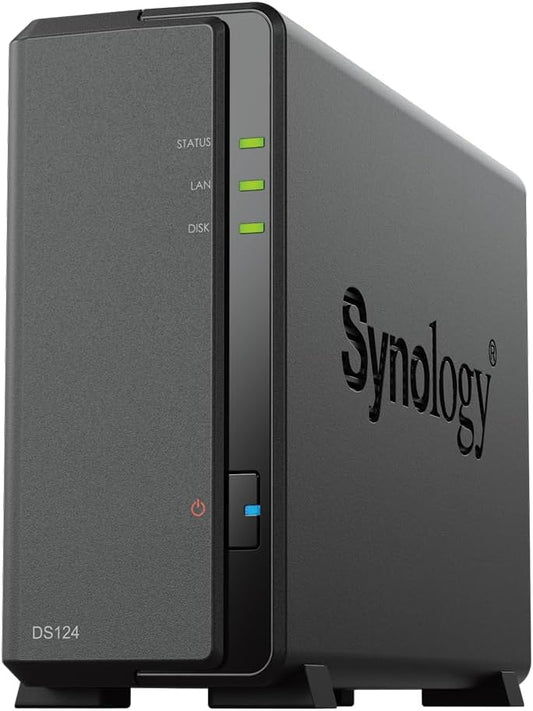 Synology - 1-Bay Diskstation DS124 (Diskless) Black - Serious Techies