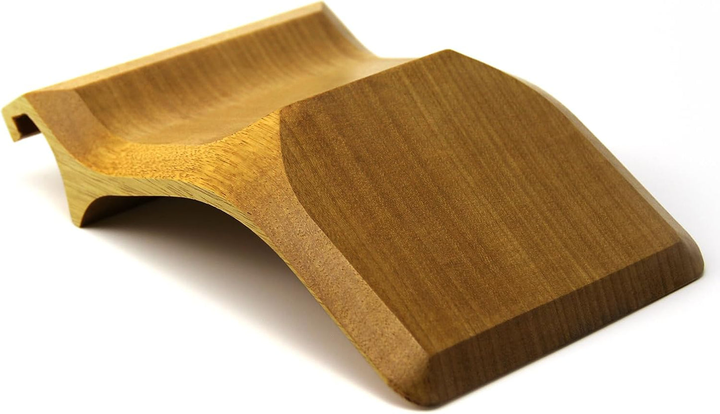 XDK - Wood Laptop Stand for Desk, Ergonomic Height Riser for Notebook Computer up to 15 Inches, Wooden Holder for Macbook/Aluminum Laptops - Serious Techies