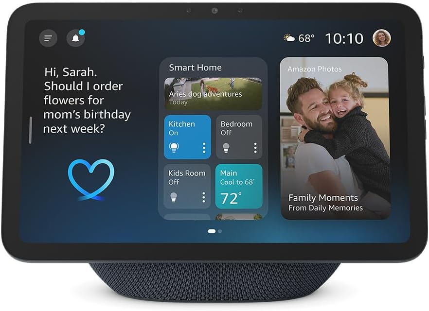 Amazon - Echo Show 8 (Newest Model), Vibrant HD 8.7" Display with Spatial Audio, with Alexa+ Early Access, Graphite - Serious Techies