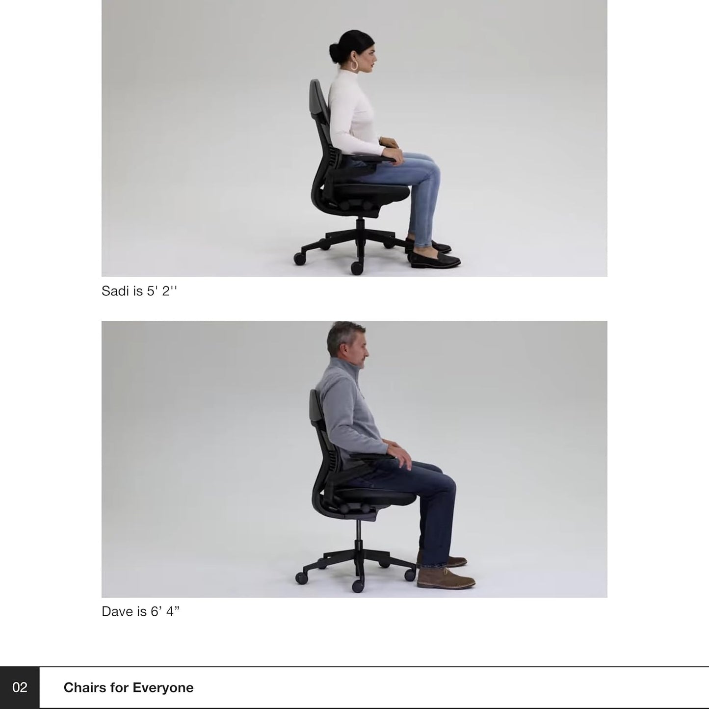 Steelcase - Gesture Office Chair - Ergonomic Work Chair with Wheels for Carpet - Comfortable - Intuitive-To-Adjust for Desk - 360-Degree Arms - Graphite Gray Fabric - Serious Techies