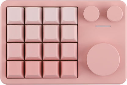 KIIBOOM - Cybrix 16 via Programmable Macro Pad - 16 Keys + 3 Knobs, Type-C Wired Aluminum Numpad, Hot-Swappable PCB, RGB Backlight, Lightweight & Portable Numeric Keypad for Windows & Mac (Silver) - Serious Techies