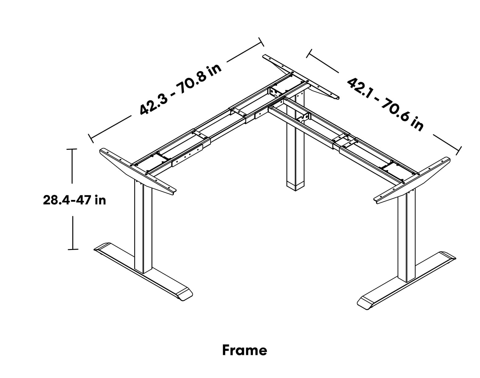 Autonomous - Smartdesk 2 L-Shaped Standing Desk Triple Motor 77 X 64 White - White - Serious Techies