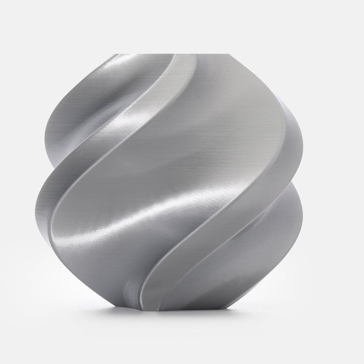 Bamboo - 1.75MM PLA Silk+ Filament Shiny like Chrome, Smooth like Silk High Speed &Easy Printing Eco Friendly with RFID for Bambu Lab A1,A1MINI,X1,P1 AMS 1KG +/- 0.03Mm (Silver 13109) - Serious Techies