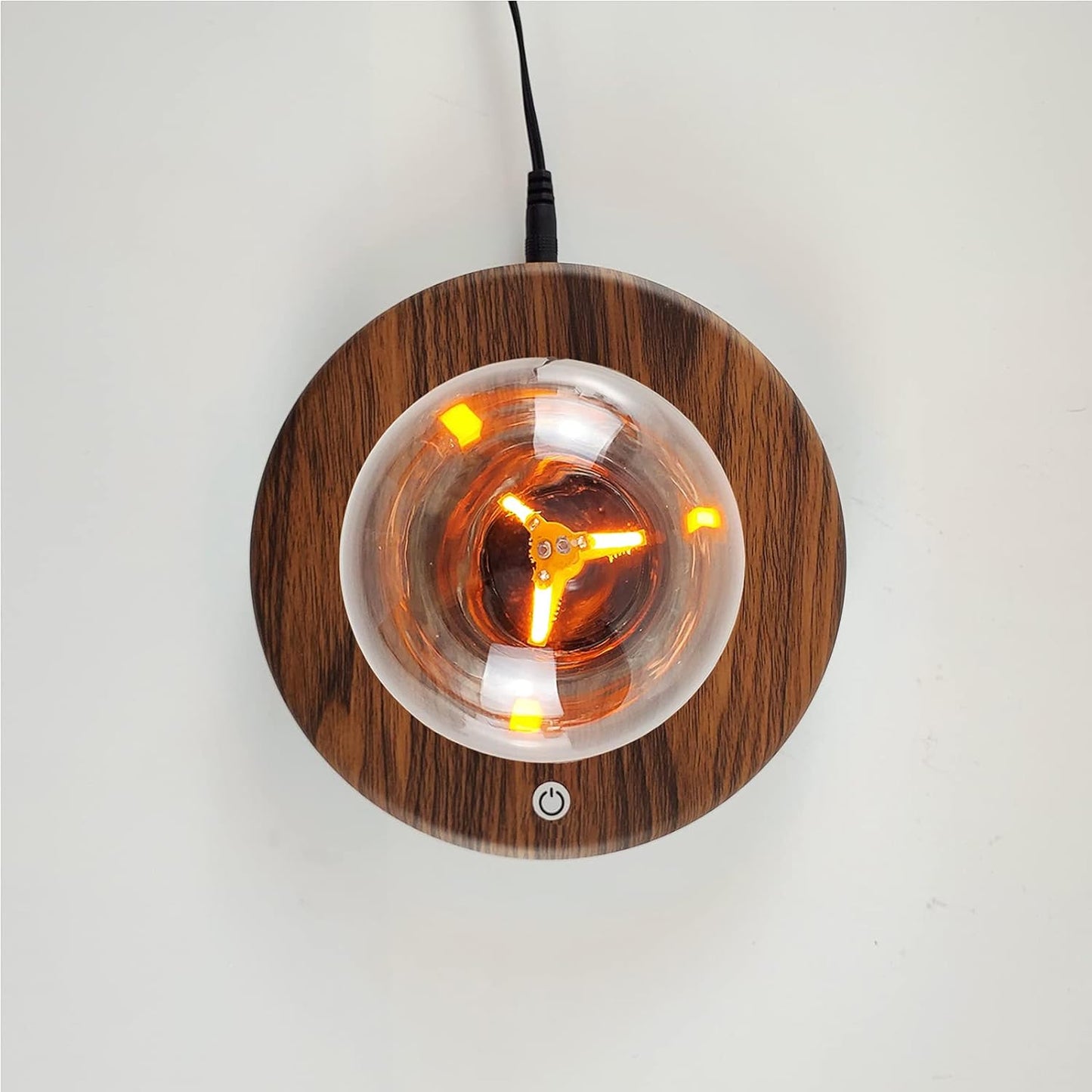 HCNT - Levitating Bulb Lamp Magnetic Floating LED Light Desk Lamp Table Lamp Night Light, 360 Degree Automatic Rotating Light for Unique Gifts Room Home Office Decor - Serious Techies