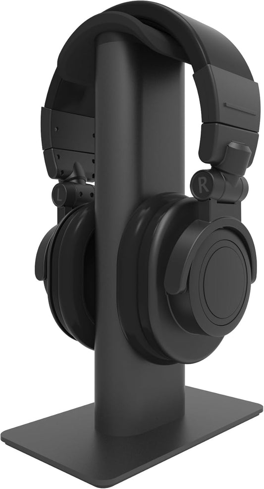 Kanto - H2 Premium Universal Headphone Stand with Curved Silicone Padding for on and over Ear Headphones | Black - Serious Techies
