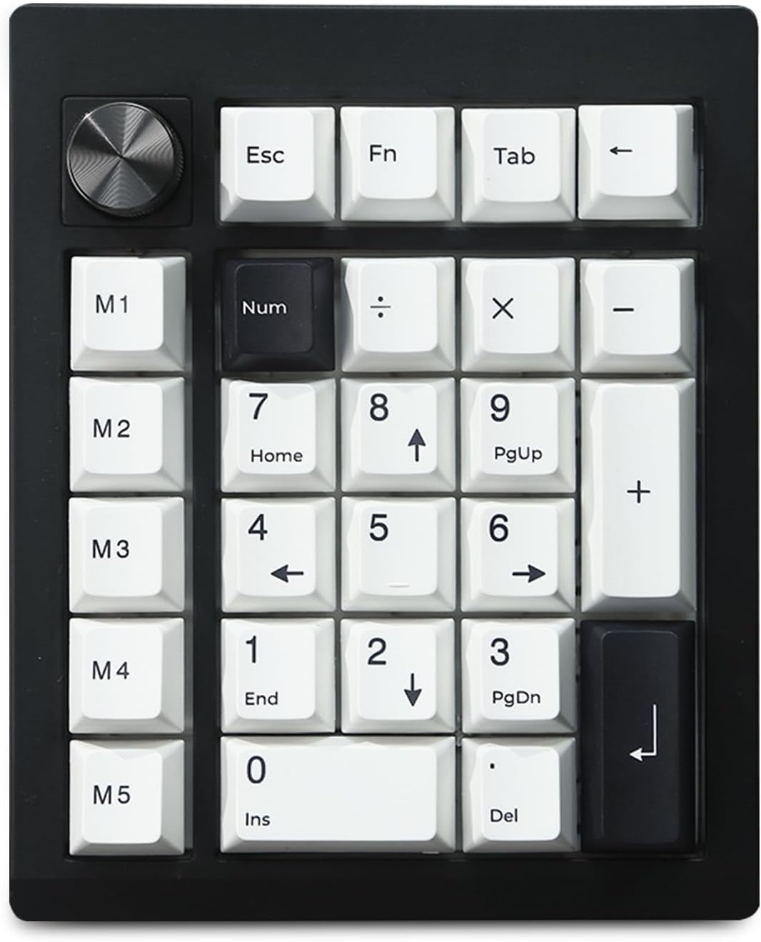 GMK26  - Mechanical Numpad,Gasket via Macro Numeric Keypad Hot Swap Wireless 2.4G/Bt5.0/Wired USB-C RGB Backlit 26 Keys Mini Protable Number Keyboard Programmable for Win/Mac/Gaming (Black) - Serious Techies