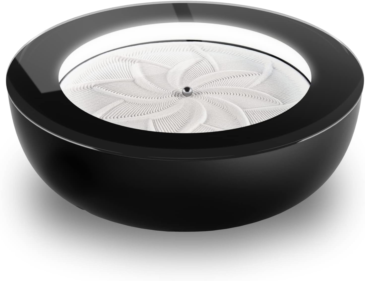 Homedics - Drift Sandscape, Perpetual Motion Machine, Zen Garden, Meditation Accessories, Decorative Sandscape, Bluetooth, Ios, Android, by  (16 Inch (Small), Black) - Serious Techies