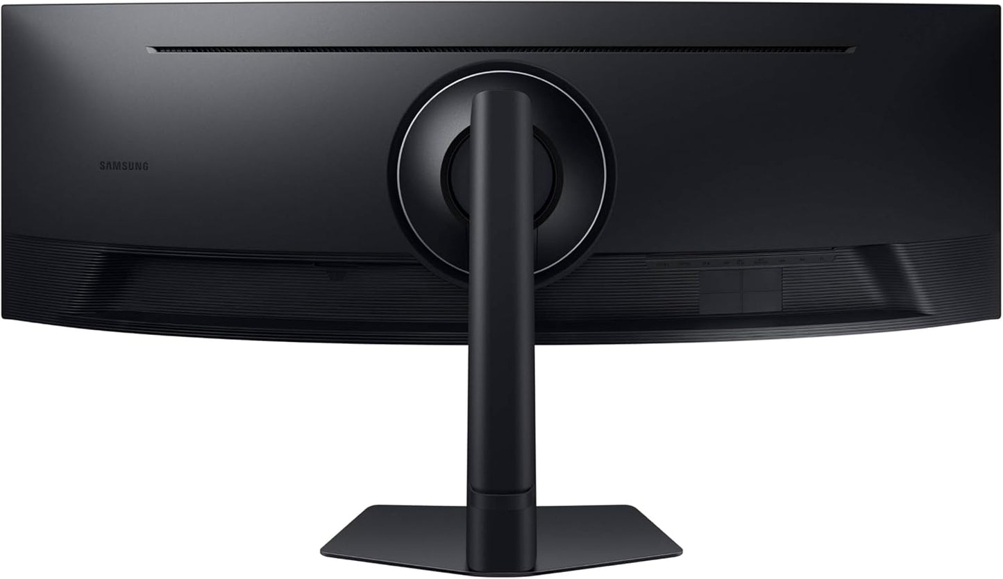 Samsung - 49” Business Curved Ultrawide Dual QHD Computer Monitor, USB-C, Displayport, HDMI, 120Hz, VESA Displayhdr 400, Built-In Speakers, Height Adjustable Stand, Eye Care, LS49C954UANXZA, 2024 - Serious Techies