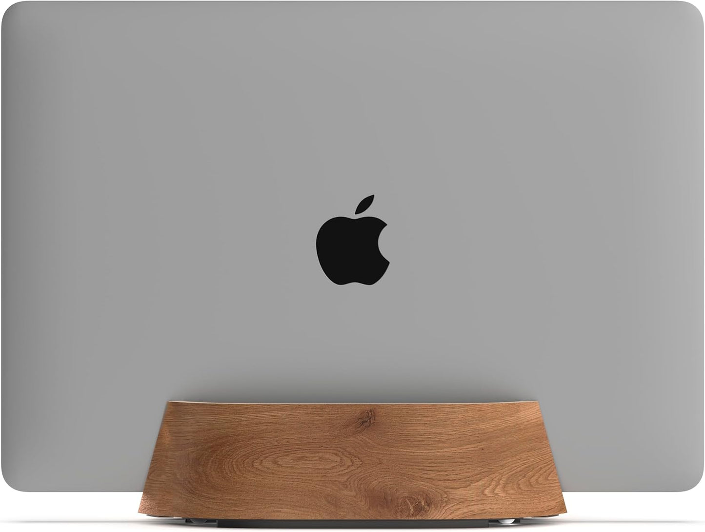 HumanCentric - Vertical Laptop Stand in Maple Wood, Upright Adjustable Holder and Dock, Laptop Vertical Stand Fits Macbook Pro and Other Laptops .5" to 1.5", Clamshell Compatible - Serious Techies