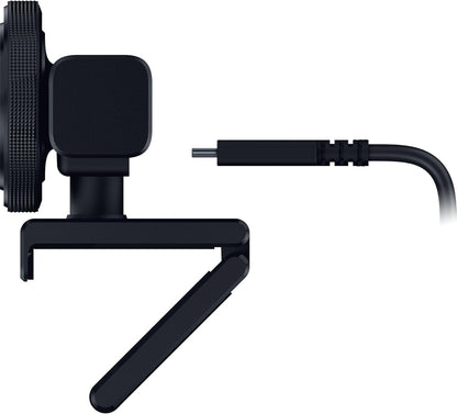 Razer - Kiyo V2 Streaming Webcam: 4K 30 FPS, 1080P 60 FPS - AI Powered Auto-Framing - Built-In Microphone - Ultrawide Angle Lens - Privacy Cover - Works with OBS, Xsplit, Discord, Zoom, Teams - Black - Serious Techies