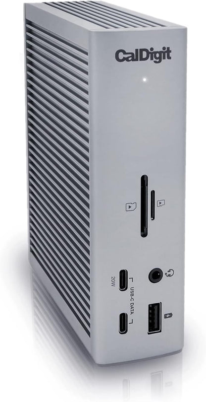 CalDigit - TS4 Thunderbolt 4 Dock - 18 Ports, 98W Charging, 40Gb/S Thunderbolt 4, USB-A/C, 2.5Gbe, 8K/6K Displays, Mac/Pc/Chrome Compatible - Serious Techies