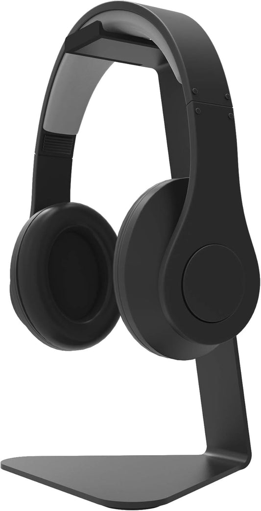 H1 Universal Headphone Stand with Curved Silicone Padding | Black