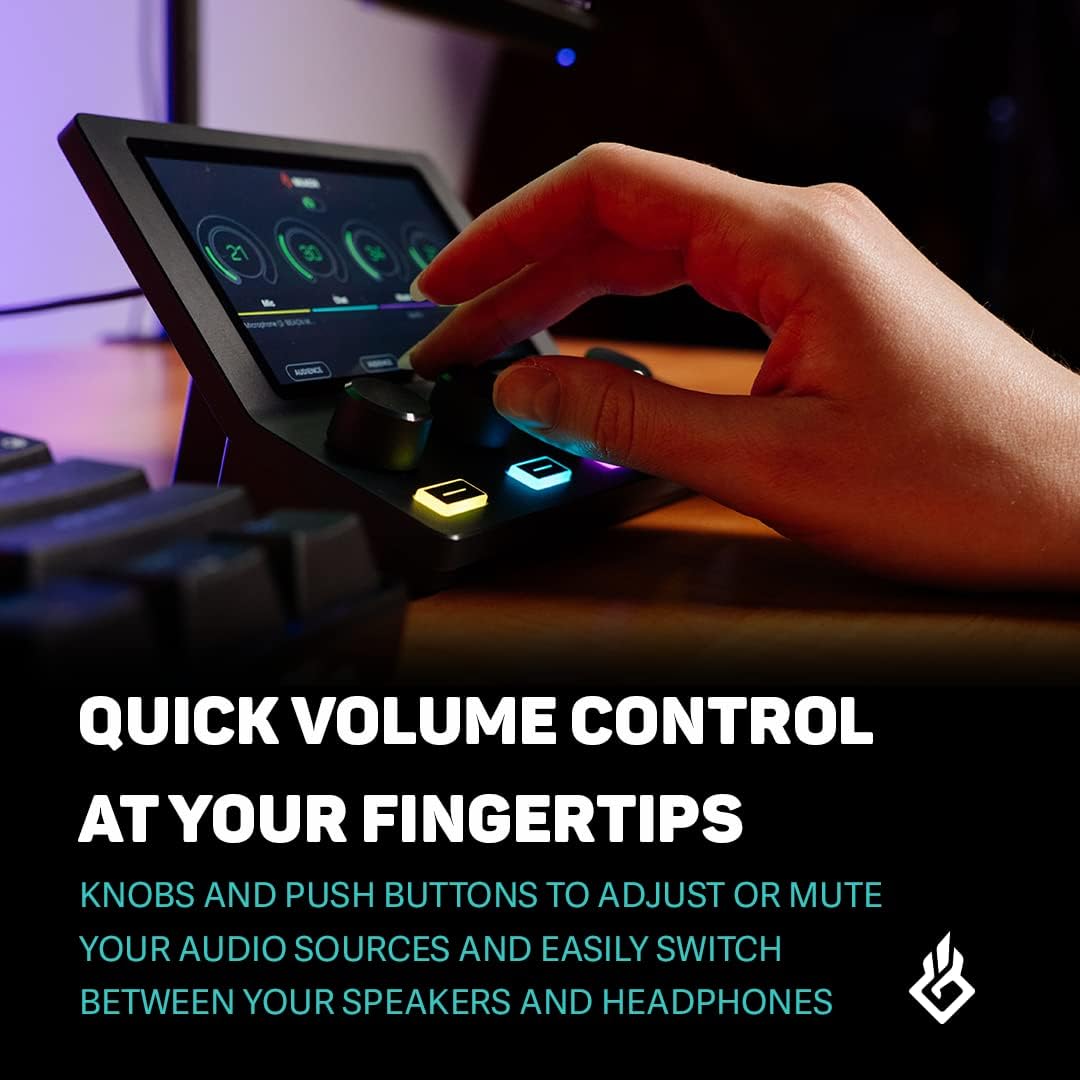 BEACN - Mix Create Audio Mixer for PC & Mac | for Content Creators, Gaming & Podcast, PC Audio Mixer with C USB for Twitch & Youtube | Essential Streaming Accessories (Dark) - Serious Techies