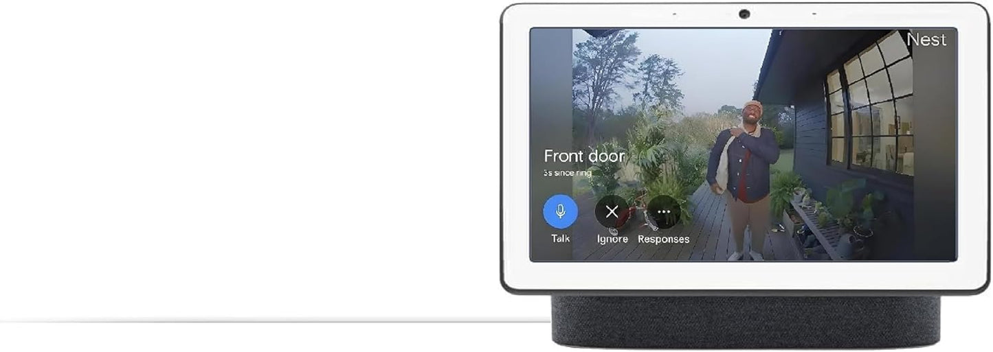 Google - Nest Hub Max, Multi Language Nest Hub 10-Inch with English Compatibility, H2A GA00639-JP (Charcoal) - Serious Techies