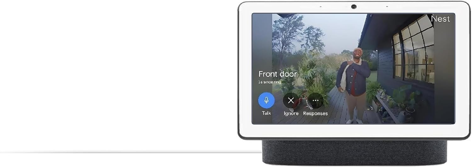Google - Nest Hub Max, Multi Language Nest Hub 10-Inch with English Compatibility, H2A GA00639-JP (Charcoal) - Serious Techies