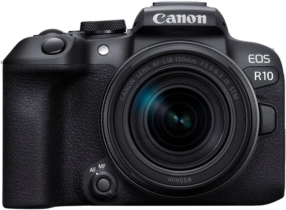 Canon- EOS R10 Rf-S18-150Mm F3.5-6.3 Is STM Lens Kit, Mirrorless Vlogging Camera, 24.2 MP, 4K Video, DIGIC X Image Processor, High-Speed Shooting, Subject Tracking, Compact, for Content Creators Black - Serious Techies