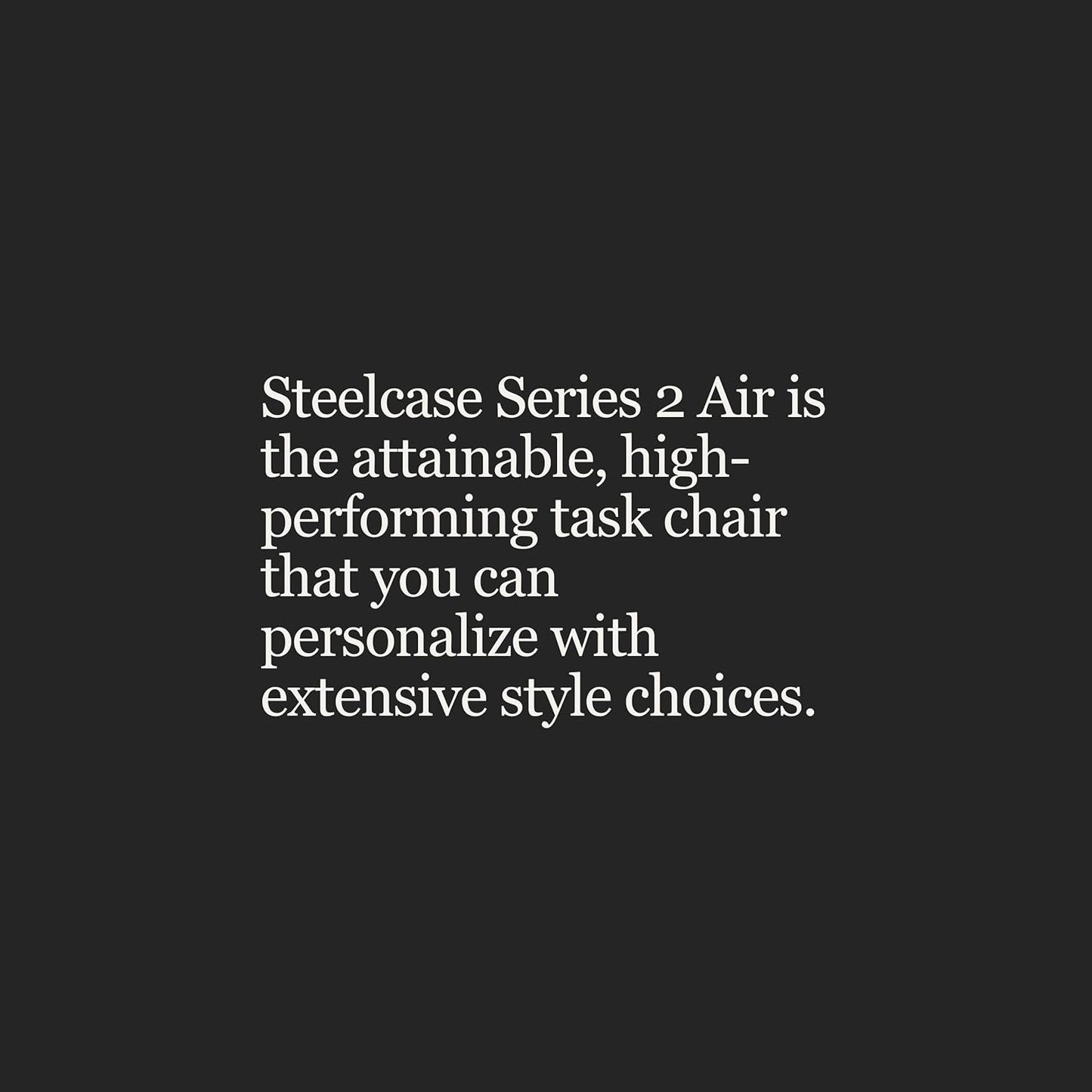 Steelcase - Series 2 Office Chair - Ergonomic Work Chair with Wheels for Carpet - with Back Support, Weight-Activated Adjustment & Arm Support - Adjustable Rolling Chairs for Desk - Graphite - Serious Techies