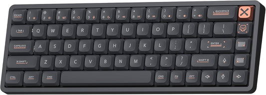 IQUNIX - Magi65 Low Profile Mechanical Keyboard Wireless 65% Keyboard Ultra Slim for Creamy Typing, Hot Swappable, RGB Backlit, PBT Keycaps, Aluminum Case, BT/2.4G/USB-C, for Mac/Windows (Shadow Black) - Serious Techies