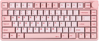 KiiBoom - Moonshadow V2 75% Wireless Aluminum Gaming Keyboard, QMK&VIA Programmable, Bt5.0/2.4Ghz/Usb-C, Hot-Swappable Creamy Mechanical Keyboard with FR4 Plate, Knob, 4000Mah Battery (Silver) - Serious Techies