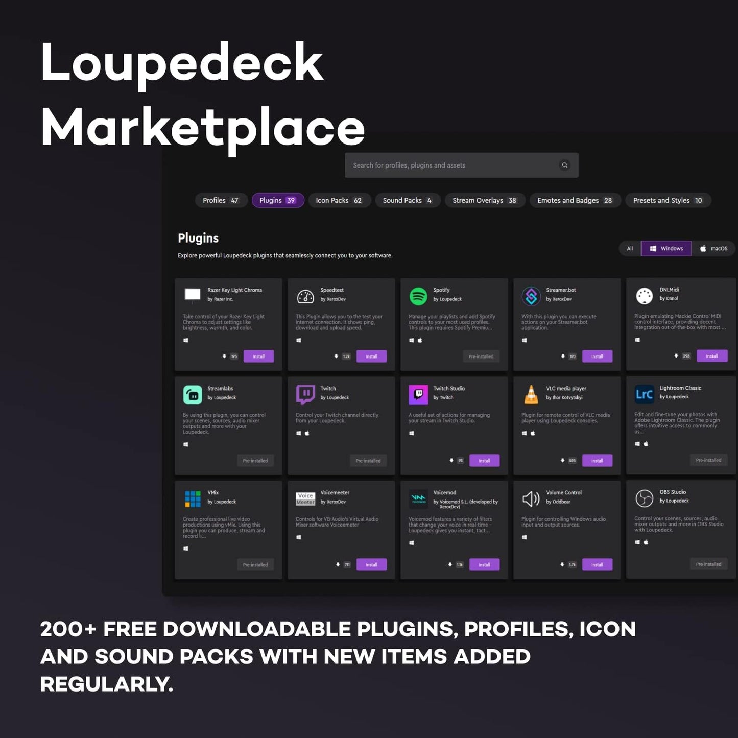 Loupedeck - Live S - the Streaming Console for Desktop Productivity, Full Stream Control and Content Creation with Customizable LED Touchscreen Buttons, Dials and RGB Buttons, Works with PC and Mac - Serious Techies