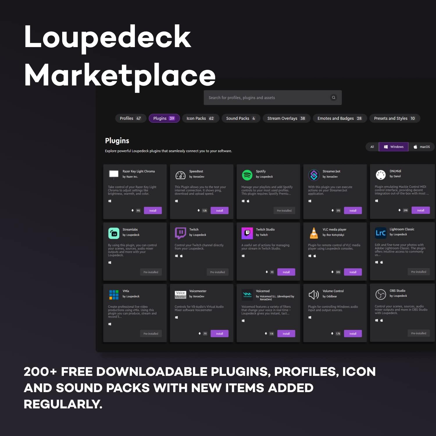 Loupedeck - Live S - the Streaming Console for Desktop Productivity, Full Stream Control and Content Creation with Customizable LED Touchscreen Buttons, Dials and RGB Buttons, Works with PC and Mac - Serious Techies