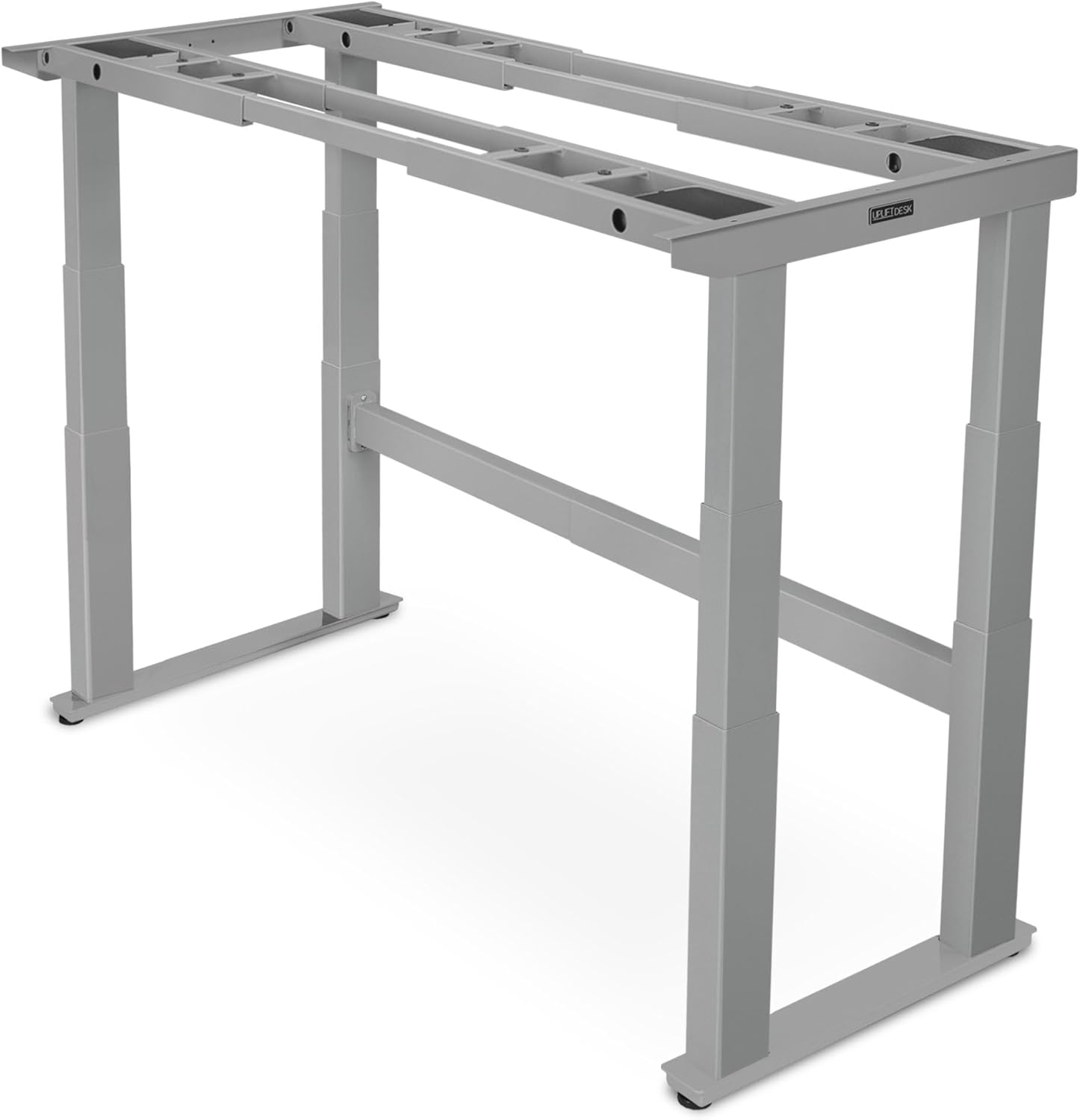 Uplift - Desk 2-Leg V2-Commercial C-Frame Height Adjustable Standing Desk Frame (Black), No Desktop, Advanced Memory Keypad, Free Wire Tray - Serious Techies