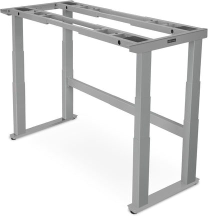Uplift - Desk 2-Leg V2-Commercial C-Frame Height Adjustable Standing Desk Frame (Black), No Desktop, Advanced Memory Keypad, Free Wire Tray - Serious Techies