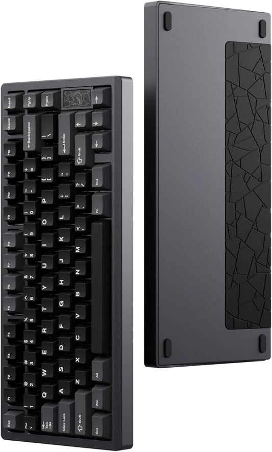 Chilkey - Slice75 HE Gaming Keyboard: 75% Percent Hall Effect Magnetic Aluminum Keyboard with WS Flux HE Clacky Switch, Rapid Trigger, 8K Polling, Per-Key RGB Custom Key Board for Game Office(Gray) - Serious Techies