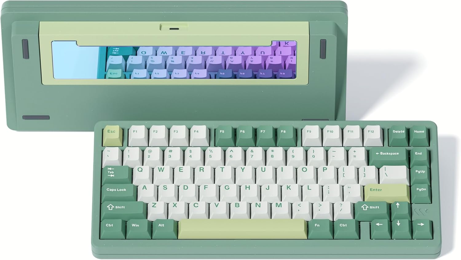 Womier - SK75 75% Keyboard with Full Aluminum Wireless Mechanical Gaming Keyboard, via Custom Pre-Lubed POM Switches RGB Creamy Gaming Key Board, 3-Modes Gasket Hot Swappable, White - Serious Techies