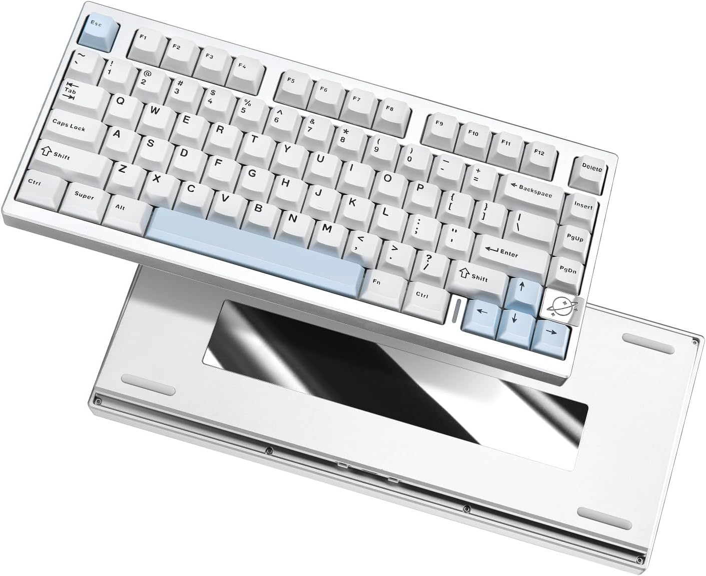 YUNZII - AL75 PRO 75% Wireless Mechanical Gaming Keyboard,Full Aluminum Cnc,Bt/2.4G/Wired,Pbt Keycaps,Gasket Mounted Hot Swap,Custom RGB Backlight, Programmable for Mac/Win (Black, Cocoa Cream V2) - Serious Techies